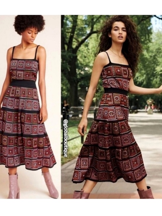 Cecilia Prado Dresses & Skirts - NWT Anthropologie Cecilia Prado Crochet Hand Crafted Boho Knit Midi Dress S $320